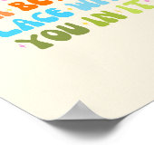 Die Welt ist ein besserer Ort für Sie Poster (Ecke)