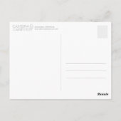 Die Welt ist ein Buch POSTCARD Postkarte (Rückseite)