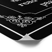 Die Welt ist ein Buch - Saint Augustine Poster (Ecke)