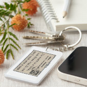 Die Welt ist ein Buch-Schlüsselanhänger Schlüsselanhänger (Vorderseite rechts)