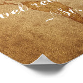 Die Welt ist ein Buchposter Poster (Ecke)