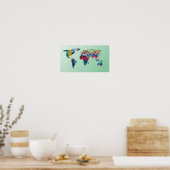 Die Welt ist ein schöner Ort Poster (Küche)