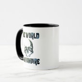 DIE WELT IST EIN VAMPIR TASSE (Vorderseite Links)