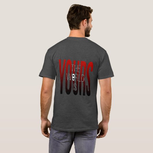 Die Welt ist euer T-Shirt | Inspirierend Streetwea (Schwarz voll)