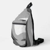 Die Welt ist grau Crossbody Bag (Rechte Ecke)
