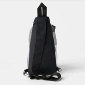 Die Welt ist grau Crossbody Bag (Rückseite)
