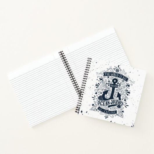 Die Welt ist groß - entdecken Sie Notizblock (Innenseite)