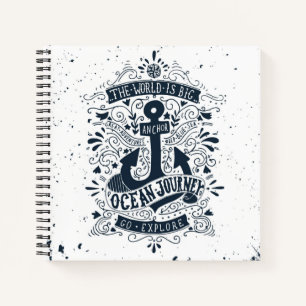 Die Welt ist groß - entdecken Sie Notizblock