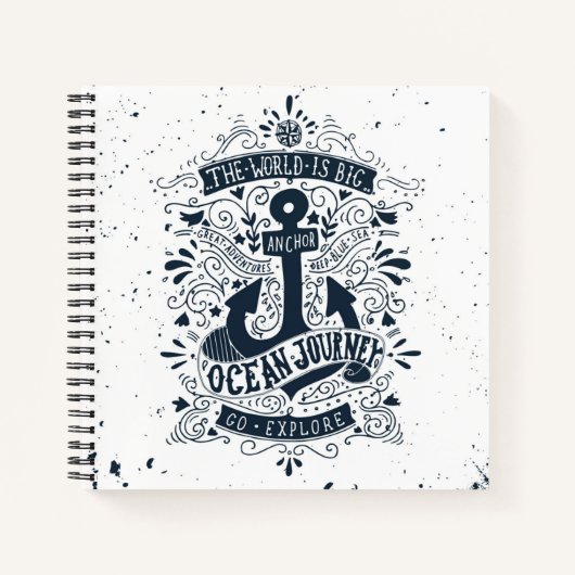 Die Welt ist groß - entdecken Sie Notizblock (Vorderseite)