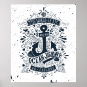 Die Welt ist groß - entdecken Sie Poster (Vorne)