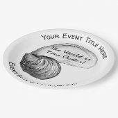 Die Welt ist Ihr Geheimnis Pappteller (Schrägansicht)