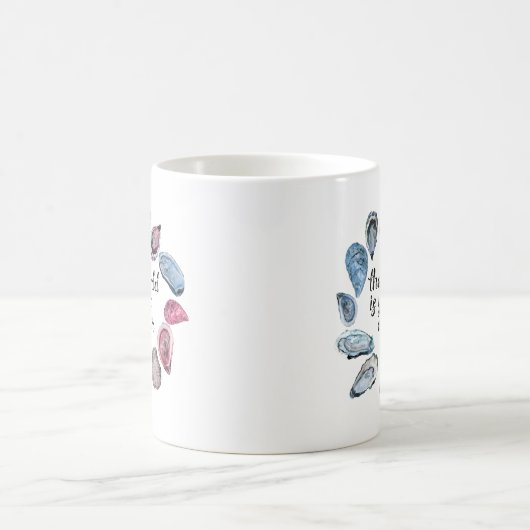 Die Welt ist Ihre Auster Kaffeetasse (Mittel)