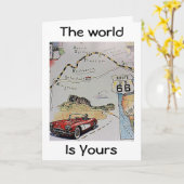 DIE "WELT IST IHRE" BEGRÜNDUNGEN KARTE (Gelbe Blume)