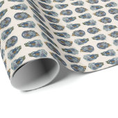 Die Welt ist Ihre geheimnisvolle Muscheln Geschenkpapier (Rolleneckpunkt)