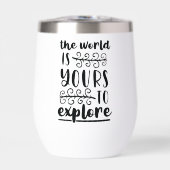Die Welt ist Ihre, um Travel Mug Insulated (Vorderseite)