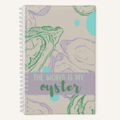 Die Welt ist mein Oyster 2-Notebook | Kpop Inspiri Notizblock (Vorderseite)