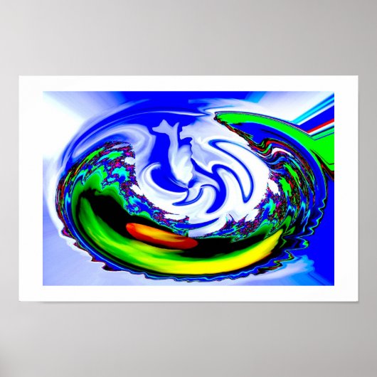 DIE WELT IST MEIN OYSTER POSTER (Vorne)