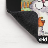 Die Welt ist meine Karotte Mousepad (Ecke)