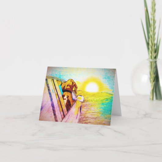 Die Welt ist mit Ihnen in ihm besser Karte (Vorderseite)