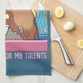 Die Welt ist nicht bereit zu singen Groundhog Geschirrtuch (Viertel Falte)