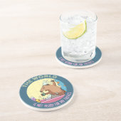 Die Welt ist nicht bereit zu singen Groundhog Getränkeuntersetzer (Seite)