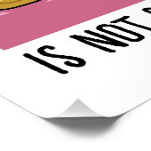 Die Welt ist nicht bereit zu singen Groundhog Poster (Ecke)