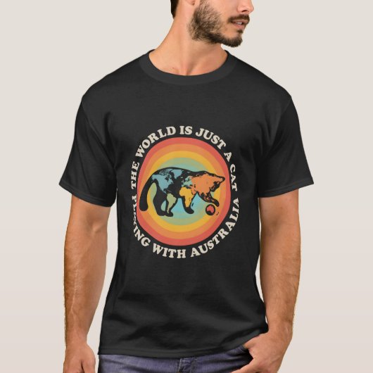 Die Welt ist nur ein Spiel mit Australien T-Shirt (Vorderseite)
