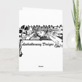 "Die Welt ist recht wieder… mit einem echten Karte (Rückseite)