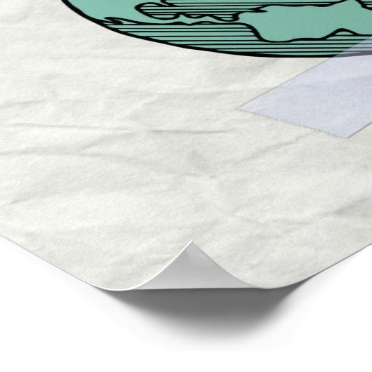 Die Welt ist unser Klassenzimmer Poster (Ecke)