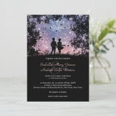 Die Welt ist unsere - Borealis-Version - Hochzeit Einladung (Stehend Vorderseite)