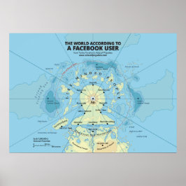 Die Welt laut einem Facebook-Nutzer Poster