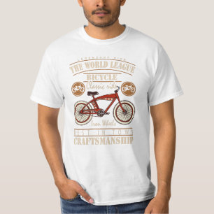 Die Welt Liga Fahrrad klassische Fahrräder Eisenrä T-Shirt