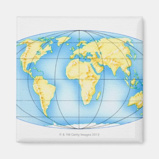 Die Welt Magnet (Vorne)