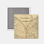Die Welt Magnet (Vorderseite/Rückseite)