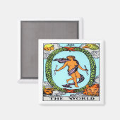 Die Welt Magnet (Vorderseite/Rückseite)