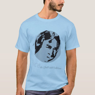 Die Welt mit dem T - Shirt des Vertrauens konfront