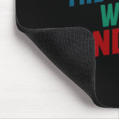 Die Welt mit Güte-Art-Aufkleber1 Mousepad (Ecke)