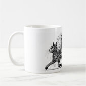 Die Welt mit Stil zu führen Kaffeetasse (Links)