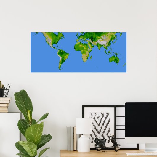 Die Welt Poster (Heimbüro)