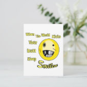 Die Welt Postkarte (Stehend Vorderseite)