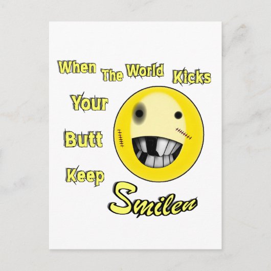 Die Welt Postkarte (Vorderseite)