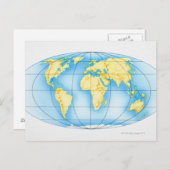 Die Welt Postkarte (Vorne/Hinten)