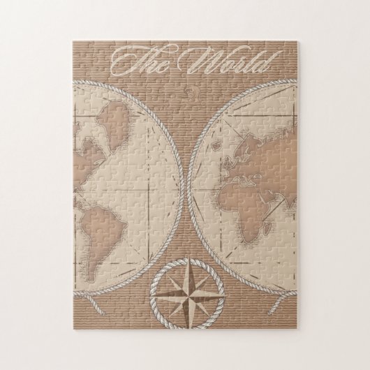 Die Welt Puzzle (Vertikal)