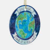 Die Welt/Schöpfung - Jesse Tree Keepake Ornament (Rechts)