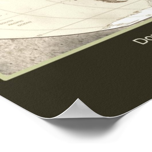 Die Welt schuldet dir nichts Poster (Ecke)