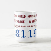 Die Welt seit der Tasse von 1981 zu einem besseren (Mittel)
