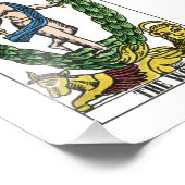Die Welt-Tarot-Karte Fotodruck (Ecke)