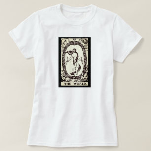 die Welt-Tarot-Karte   T-Shirt