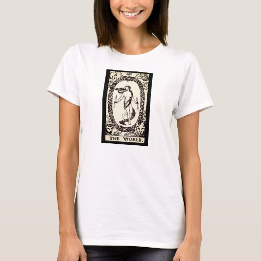 die Welt-Tarot-Karte | T-Shirt (Vorderseite)