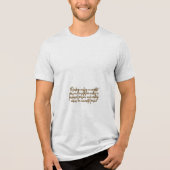 die Welt Tri-Blend Shirt (Vorderseite)